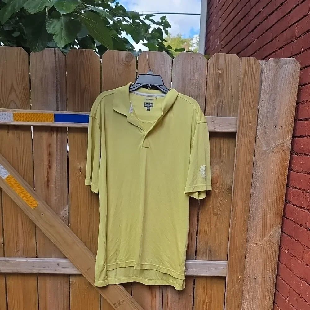 adidas Vibrant Yellow Polo Shirt